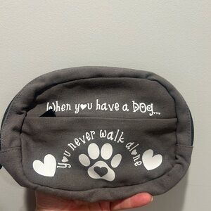 Gray Dog Paw Print Accessory